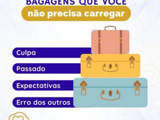Garanta qualidade de vida para si mesmo, conheça as bagagens que você não precisa carregar!