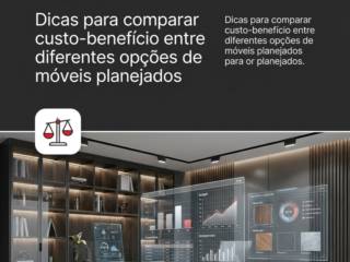 Dicas para comparar custo-benefício entre diferentes opções de móveis planejados