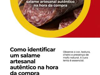Como identificar um salame artesanal autêntico na hora da compra