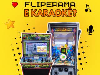 Aluguel de Fliperamas e Karaokê!! 