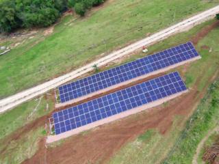 Sistema de energia solar instalado em Viamão RS