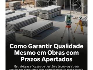 Como Garantir Qualidade Mesmo em Obras com Prazos Apertados