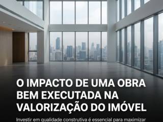 O Impacto de Uma Obra Bem Executada na Valorização do Imóvel