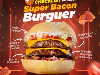 Conheça o nosso delicioso Super Bacon Burguer!!