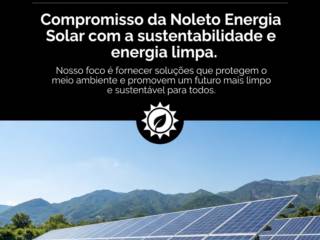 Compromisso da Noleto Energia Solar com a sustentabilidade e energia limpa