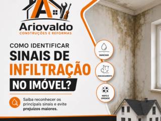 Como identificar sinais de infiltração no imóvel?