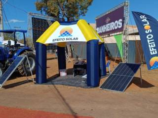 Efeito Solar participa da Feira do Morango com estande em Planaltina