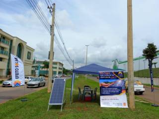 Guará recebe estande da Efeito Solar no Trecho 1 com foco em economia energética