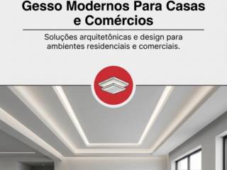 Tendências em Forros de Gesso Modernos Para Casas e Comércios