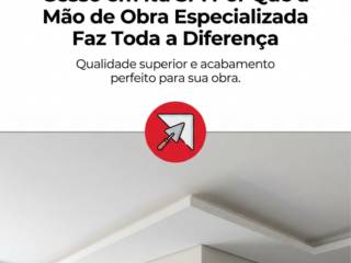 Gesso em Itu SP: Por Que a Mão de Obra Especializada Faz Toda a Diferença