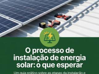 O processo de instalação de energia solar: o que esperar