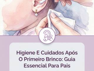 Higiene E Cuidados Após O Primeiro Brinco: Guia Essencial Para Pais
