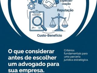 O que considerar antes de escolher um advogado para sua empresa