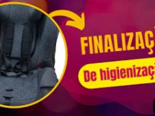 Higienização Completa de cadeirinha é aqui na Mibrinks