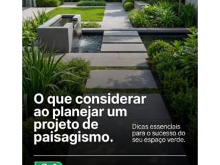 O que considerar ao planejar um projeto de paisagismo