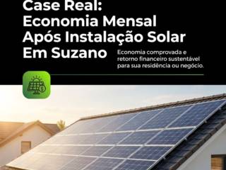 Case Real: Economia Mensal Após Instalação Solar Em Suzano