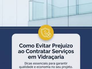 Como Evitar Prejuízo ao Contratar Serviços em Vidraçaria