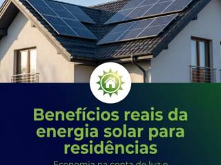 Benefícios reais da energia solar para residências