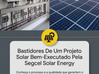 Bastidores De Um Projeto Solar Bem-Executado Pela Segcel Solar Energy