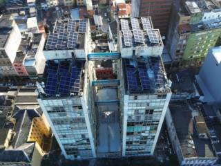 Energia Solar Comercial - Instalação realizada em Condomínio Comercial - Fundação Politécnica