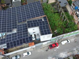 Energia Solar Comercial - Instalação realizada em Sorveteria em Salvador/BA
