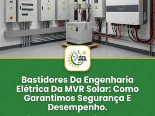 Bastidores Da Engenharia Elétrica Da MVR Solar: Como Garantimos Segurança E Desempenho