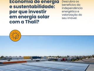 Economia de energia e sustentabilidade: por que investir em energia solar com a Thali?