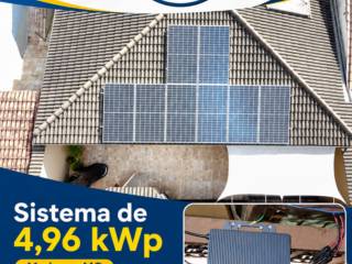 Instalação de Sistema Solar de 4,96 kWp em Mariana-MG