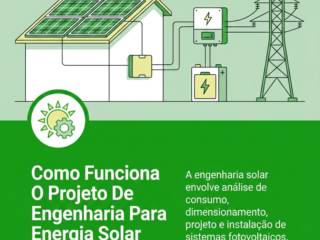 Como Funciona O Projeto De Engenharia Para Energia Solar