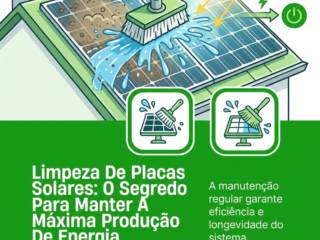Limpeza De Placas Solares: O Segredo Para Manter A Máxima Produção De Energia