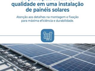 Os principais sinais de qualidade em uma instalação de painéis solares