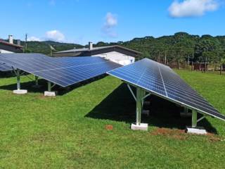 Instalação de Usina Solo de 75 kWp em Cambará do Sul