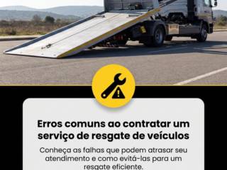 Erros comuns ao contratar um serviço de resgate de veículos