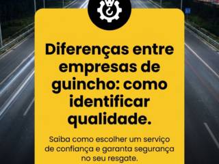 Diferenças entre empresas de guincho: como identificar qualidade