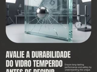 Avalie a durabilidade do vidro temperado antes de decidir