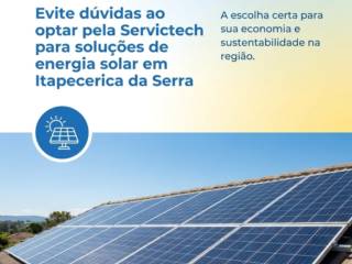 Evite dúvidas ao optar pela Servictech para soluções de energia solar em Itapecerica da Serra