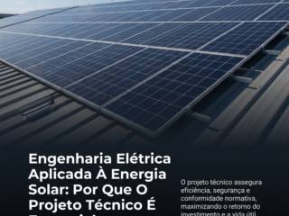 Engenharia Elétrica Aplicada À Energia Solar: Por Que O Projeto Técnico É Essencial
