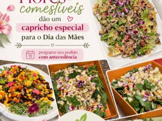 Surpreenda no Dia das Mães com Saladas Decoradas e Flores Comestíveis