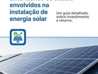 Entendendo os custos envolvidos na instalação de energia solar
