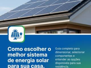 Como escolher o melhor sistema de energia solar para sua casa