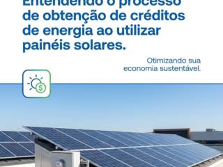 Entendendo o processo de obtenção de créditos de energia ao utilizar painéis solares