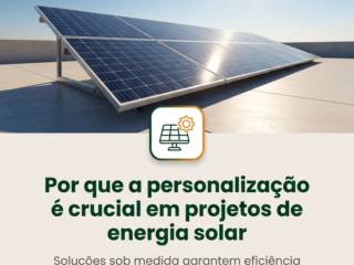 Por que a personalização é crucial em projetos de energia solar