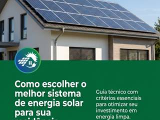 Como escolher o melhor sistema de energia solar para sua residência