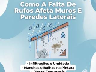 Como A Falta De Rufos Afeta Muros E Paredes Laterais