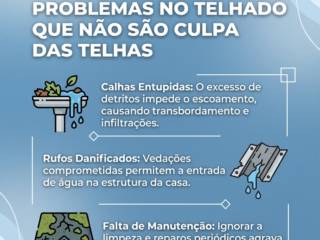 Problemas No Telhado Que Não São Culpa Das Telhas