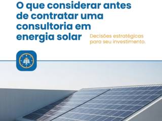 O que considerar antes de contratar uma consultoria em energia solar