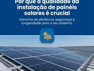 Por que a qualidade da instalação de painéis solares é crucial