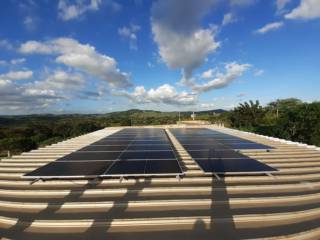 Instalação em Salgadinho/PE - 35 módulos - Sistema Solar de geração de energia média 2500KWH/mês