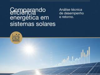 Comparando eficiência energética em sistemas solares