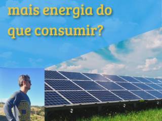 O que acontece se gerar mais energia do que eu consumir?
